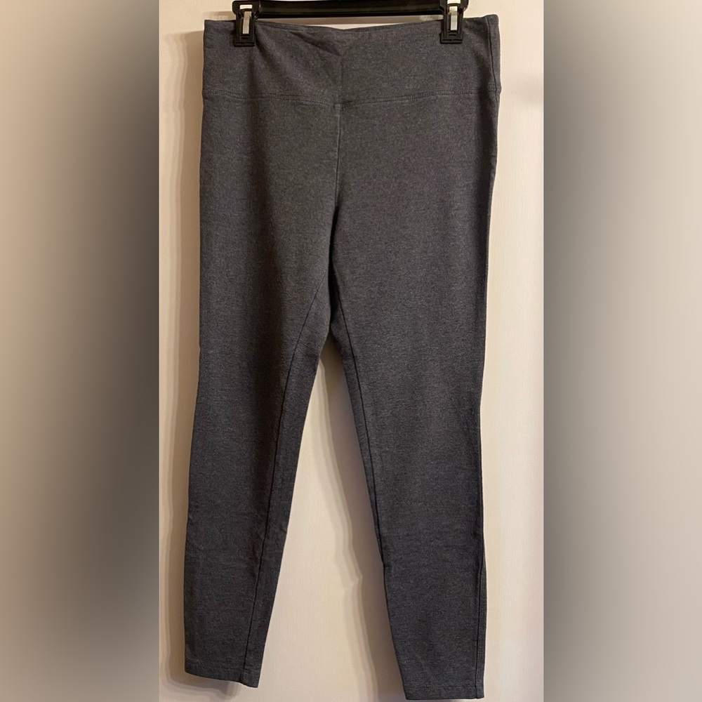 Max & Mia Leggings Womens large High-Rise Stretch Heather Grey